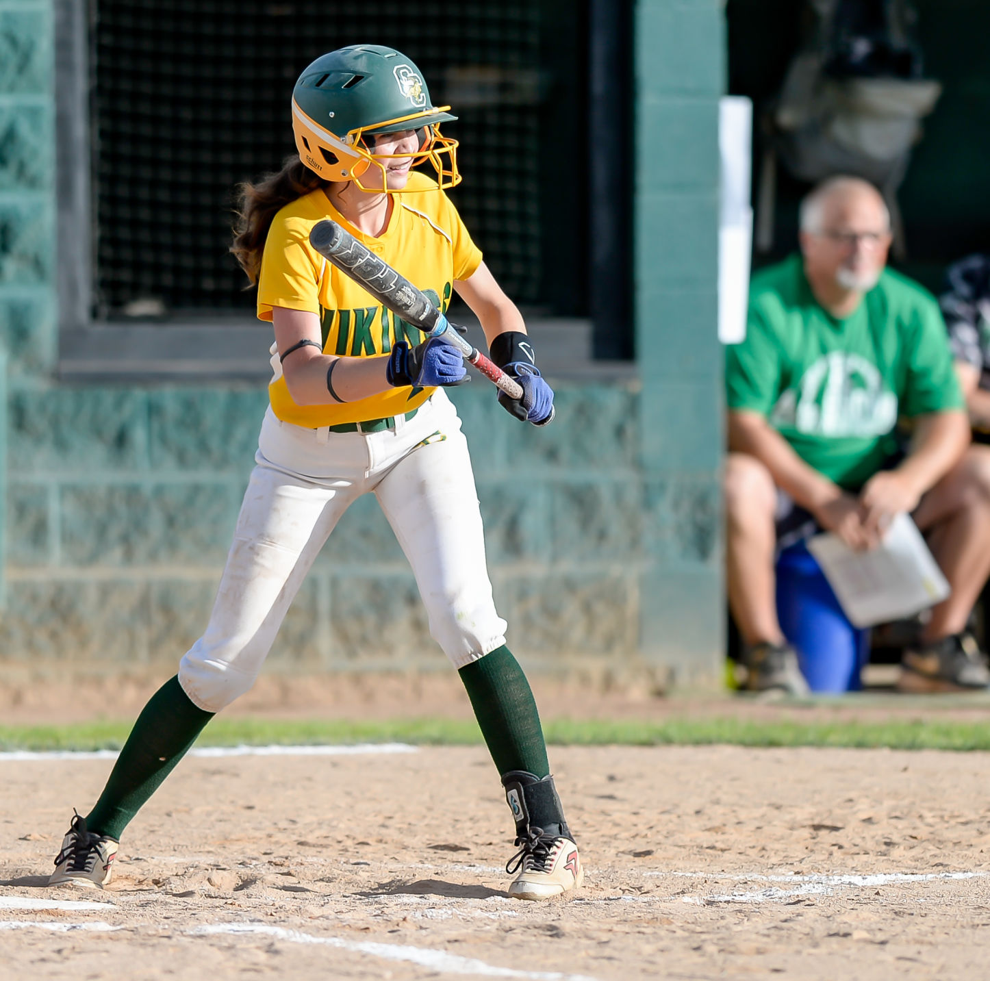 Friday night softball action